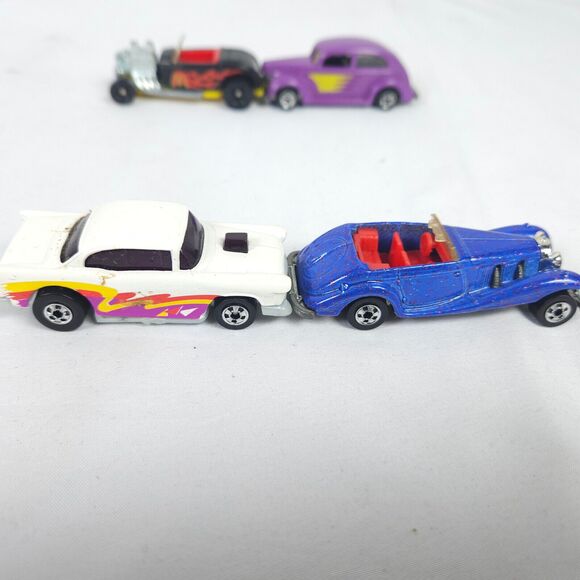 Vintage Hot Wheels 70-90s - Chevy Bel Air - Duesenberg - Ford Coupe & Roadster - Picture 7 of 10
